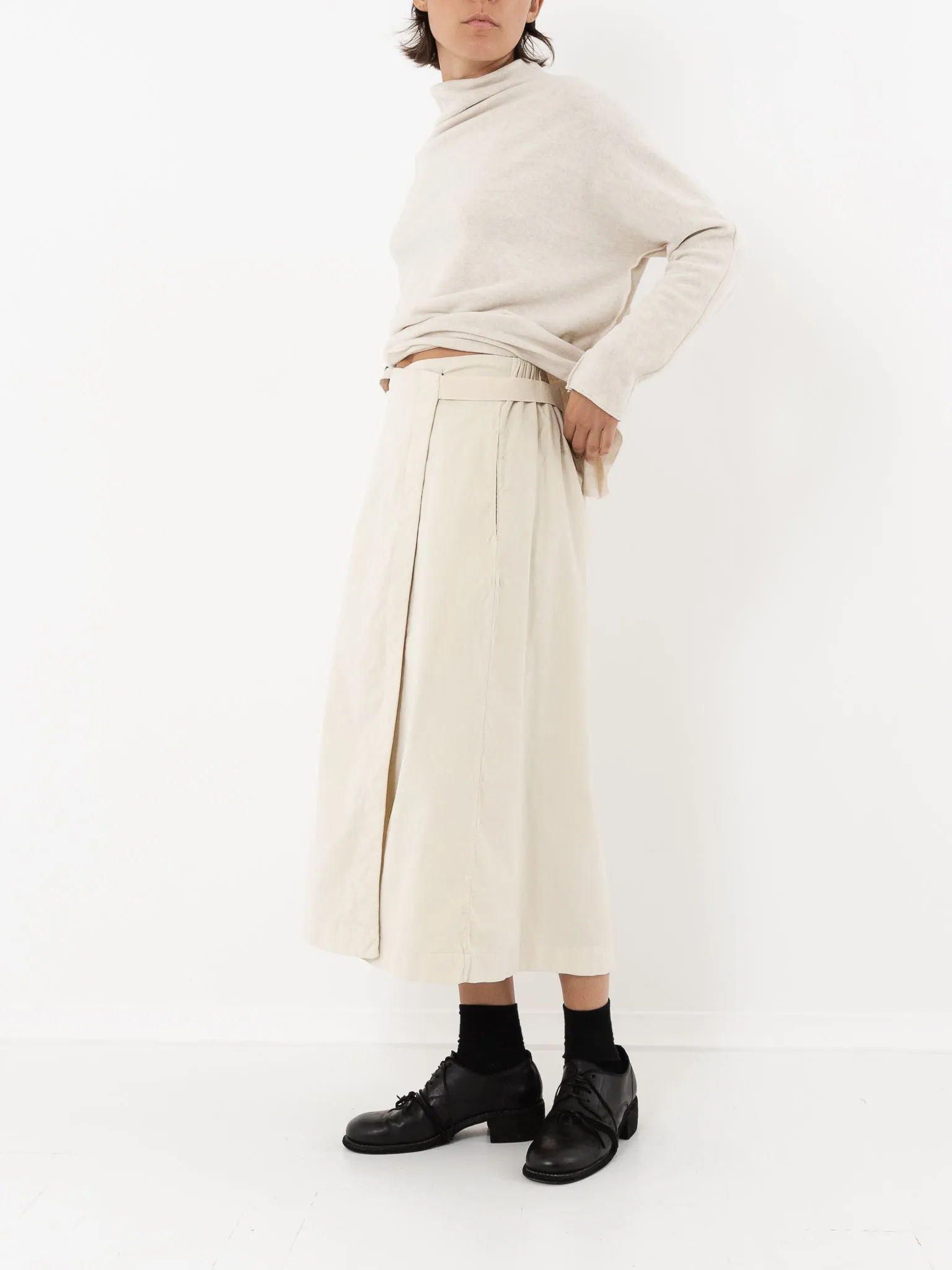 Album Di Famiglia Velvet Wrap Skirt