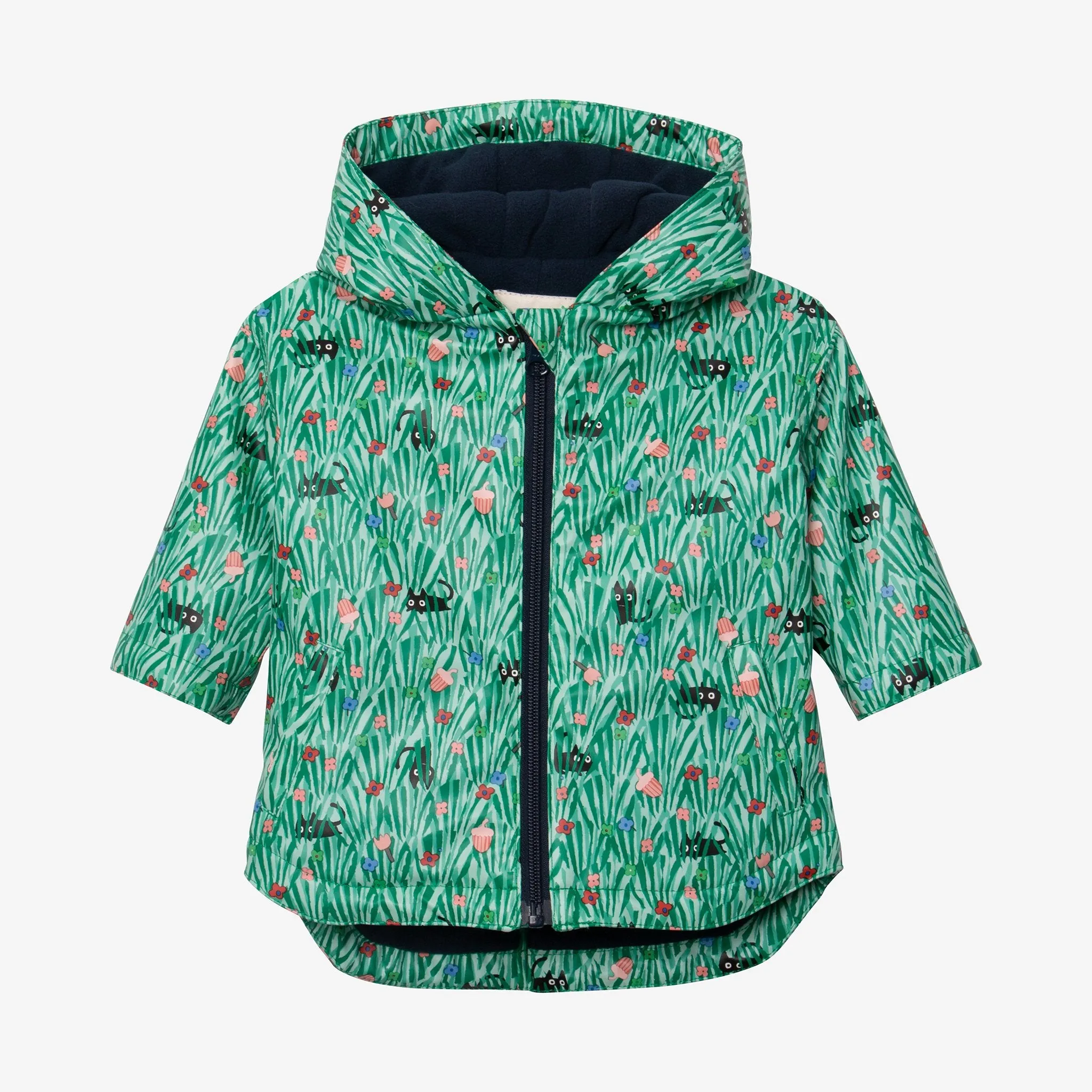 Baby girl green parka