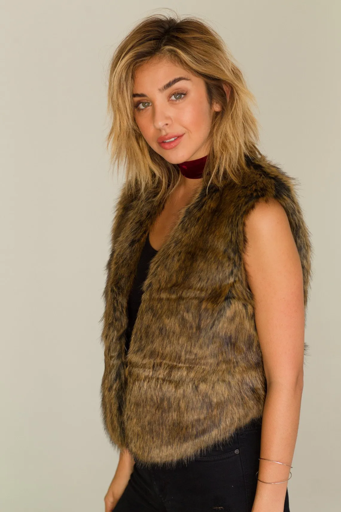 Bearclaw Faux Fur Vest