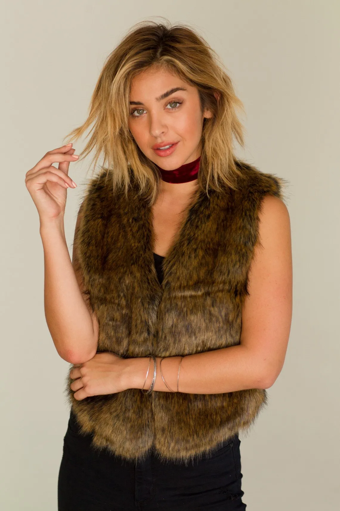 Bearclaw Faux Fur Vest