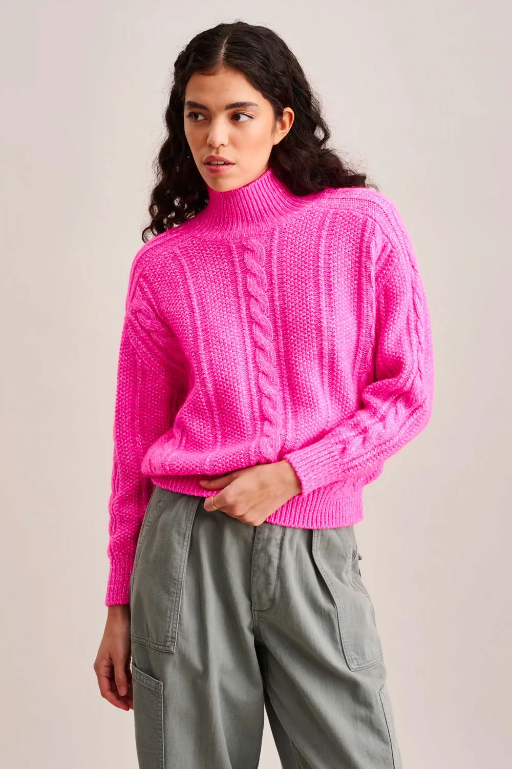 Bellerose - Nanphu Sweater: Fluo Pink