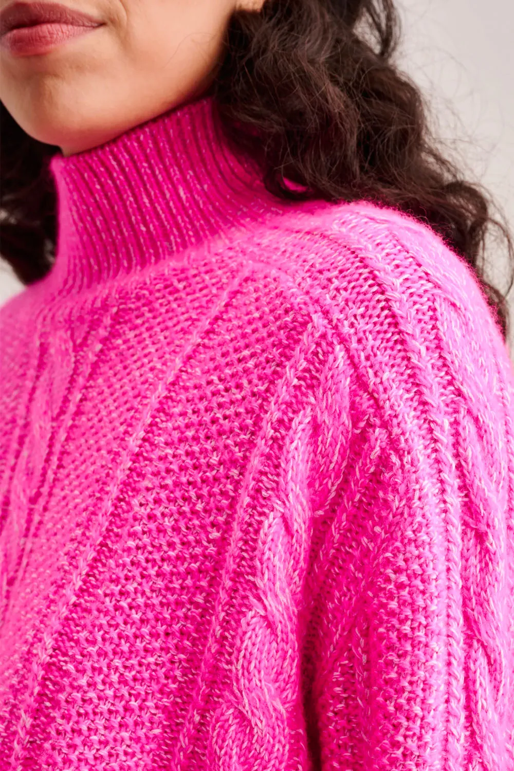 Bellerose - Nanphu Sweater: Fluo Pink