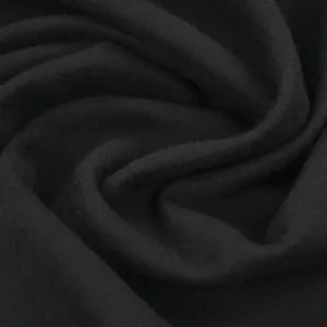 Black Melton Fabric 97768