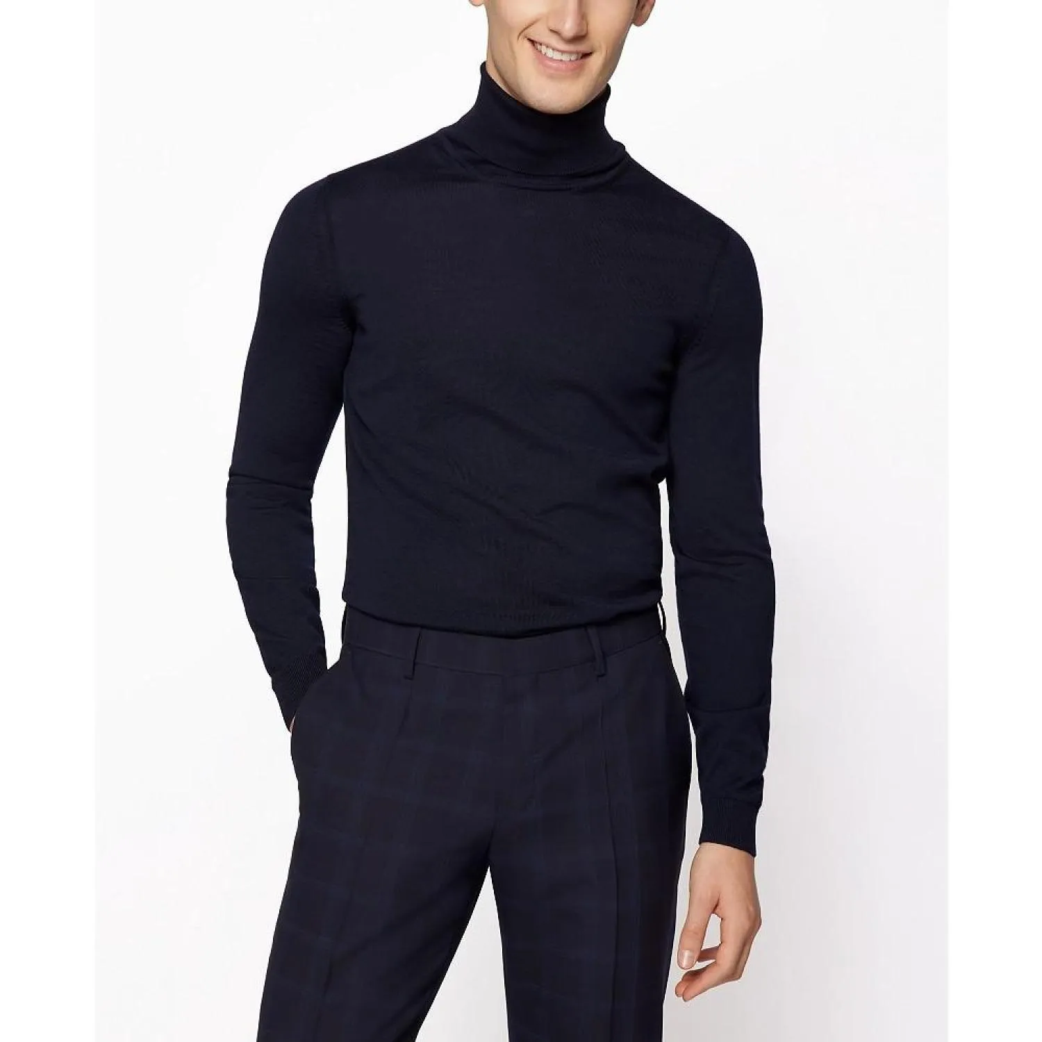 Boss Men's Slim-Fit Rollneck Sweater