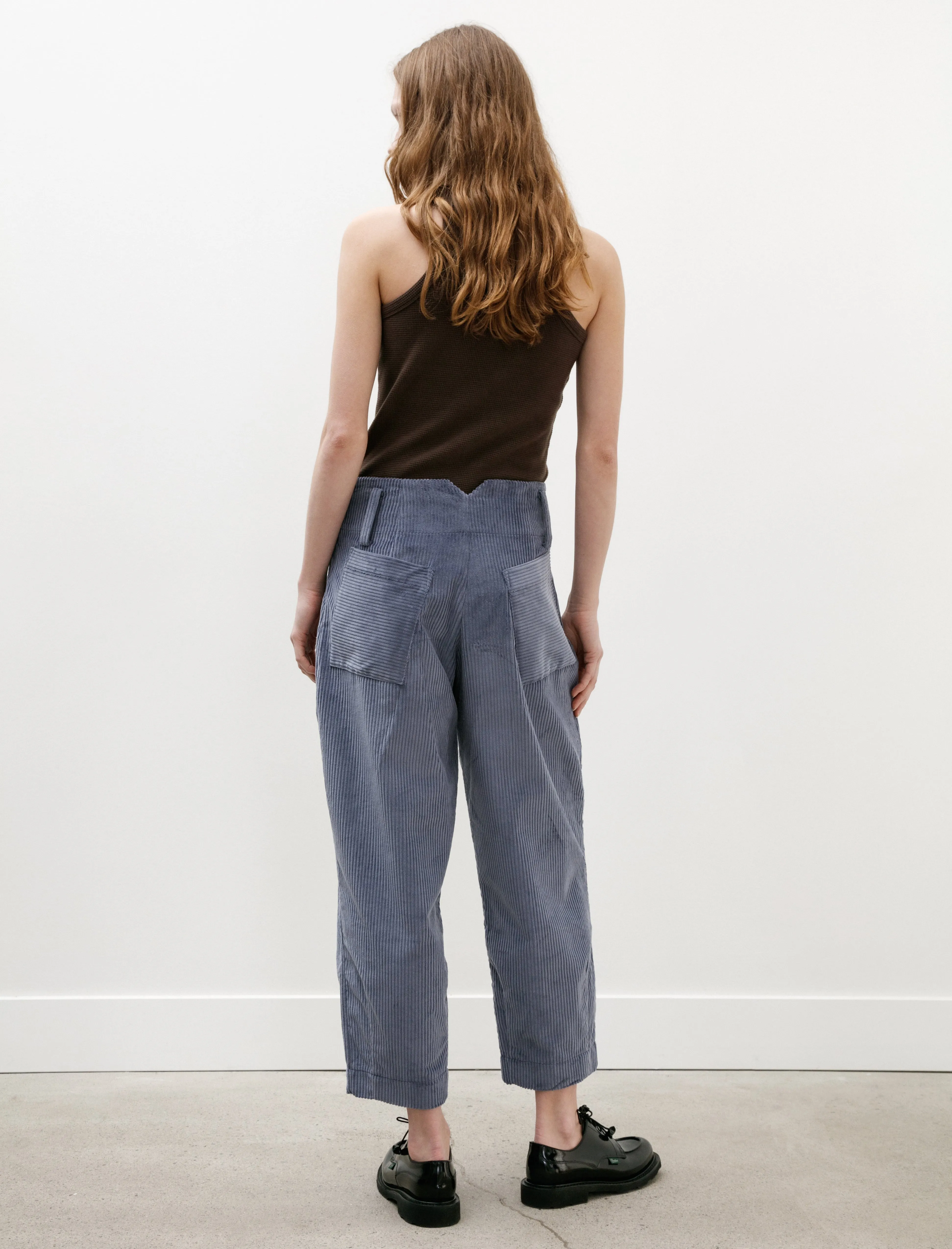 British 5 Wale Corduroy Grace Trousers Mystere