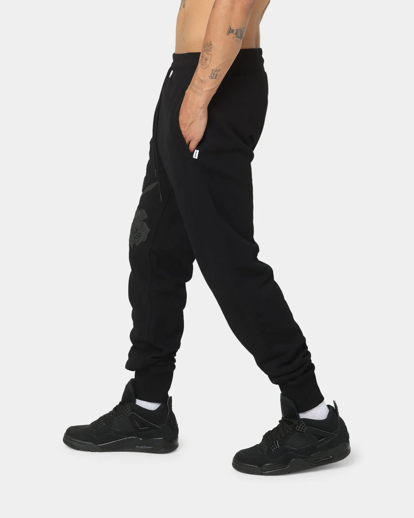 Carre Tourbillion Sweat Pants Black