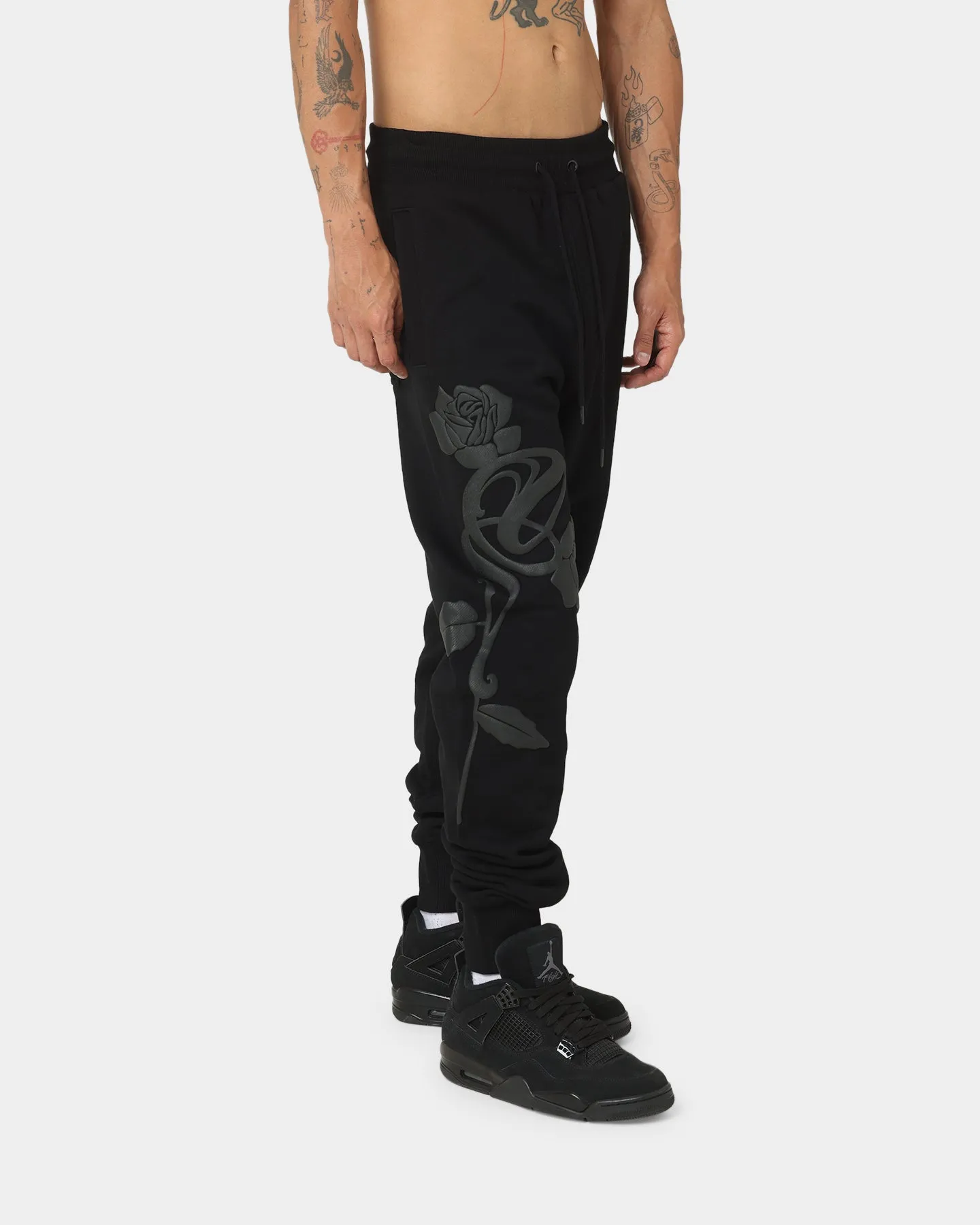 Carre Tourbillion Sweat Pants Black