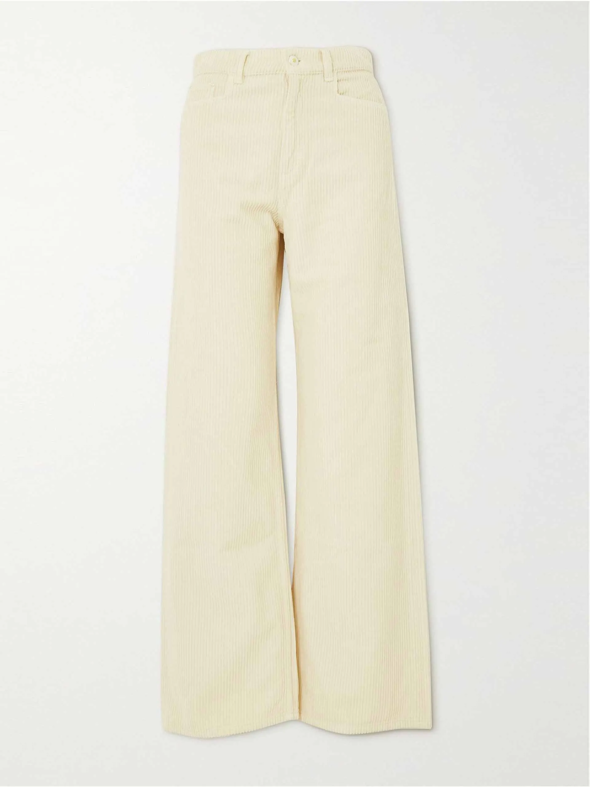 Cream corduroy trousers