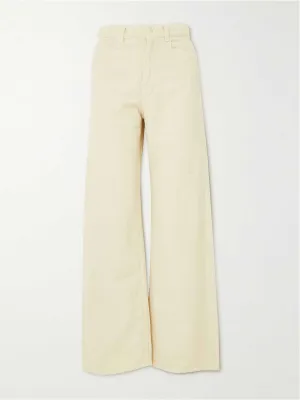 Cream corduroy trousers