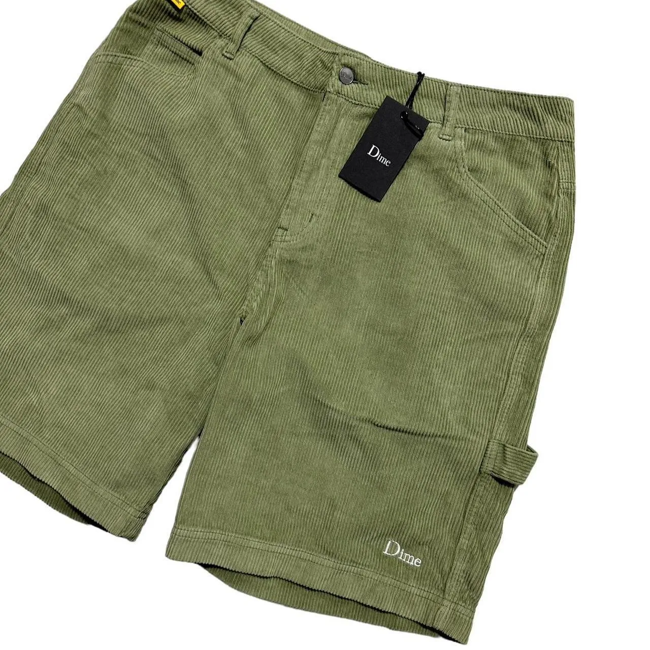 Dime Corduroy Green Shorts