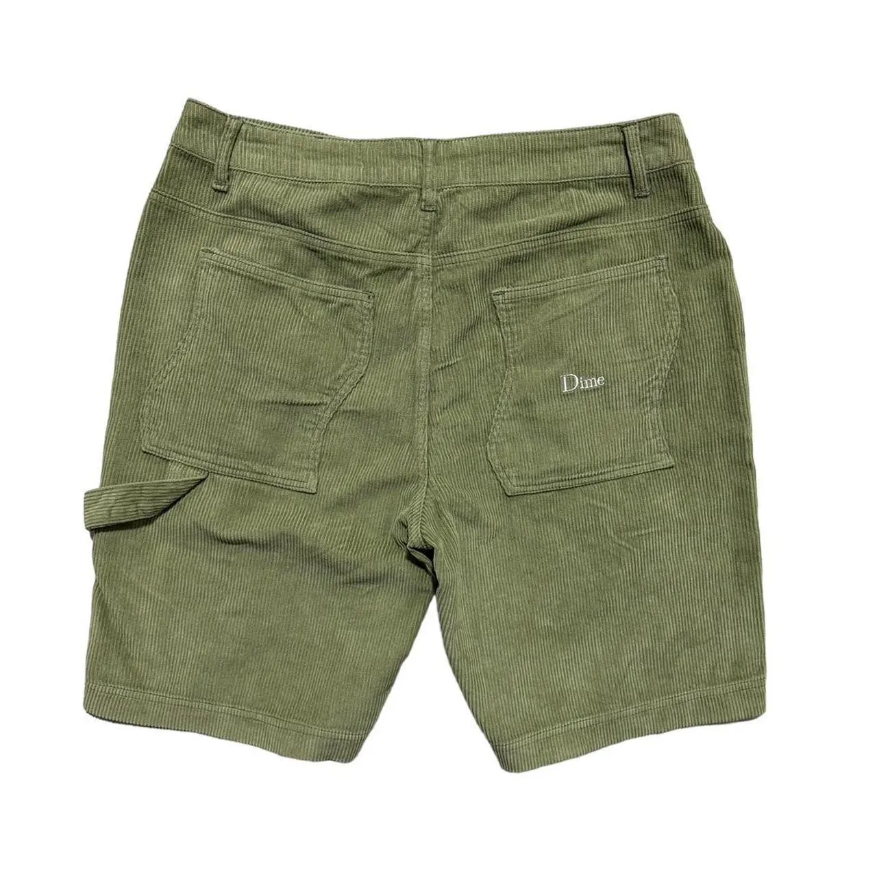 Dime Corduroy Green Shorts