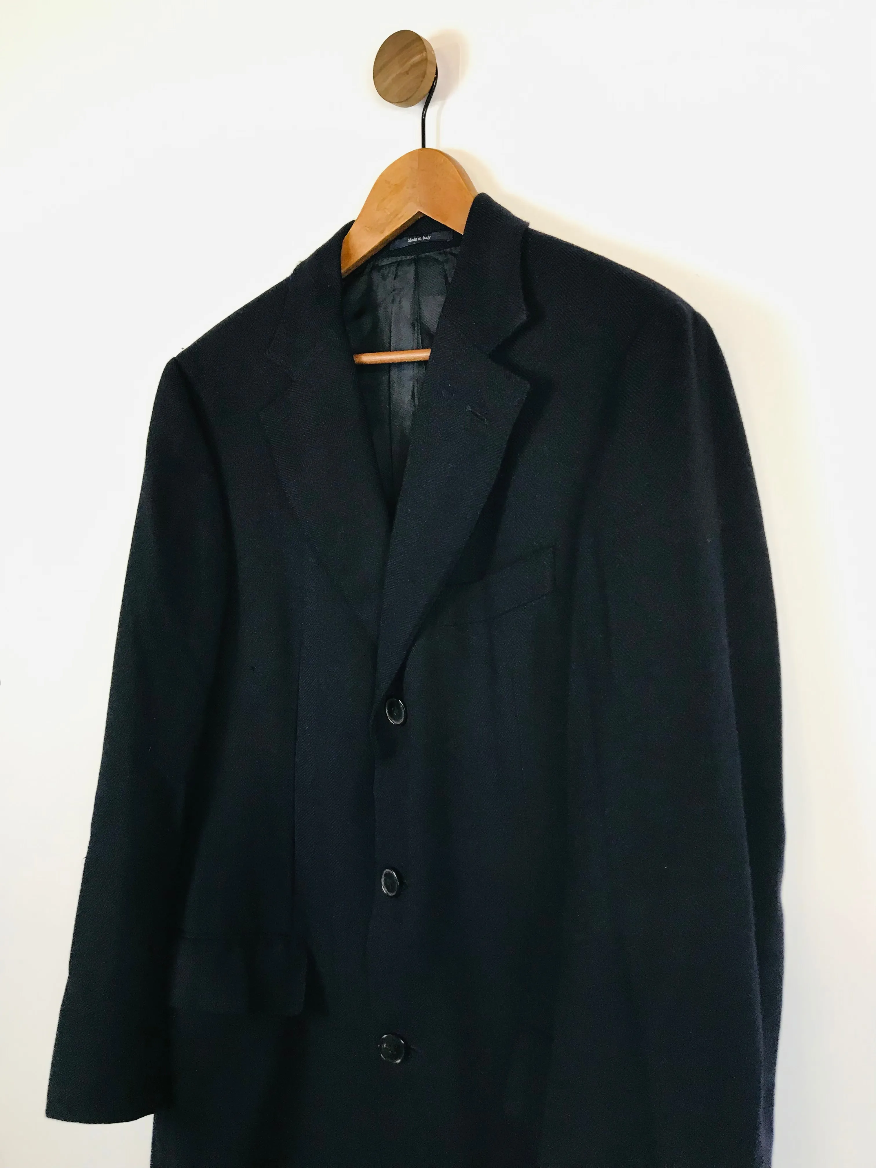 Ermenegildo Zegna Men's Cashmere Blend Overcoat | 50 UK40 | Blue