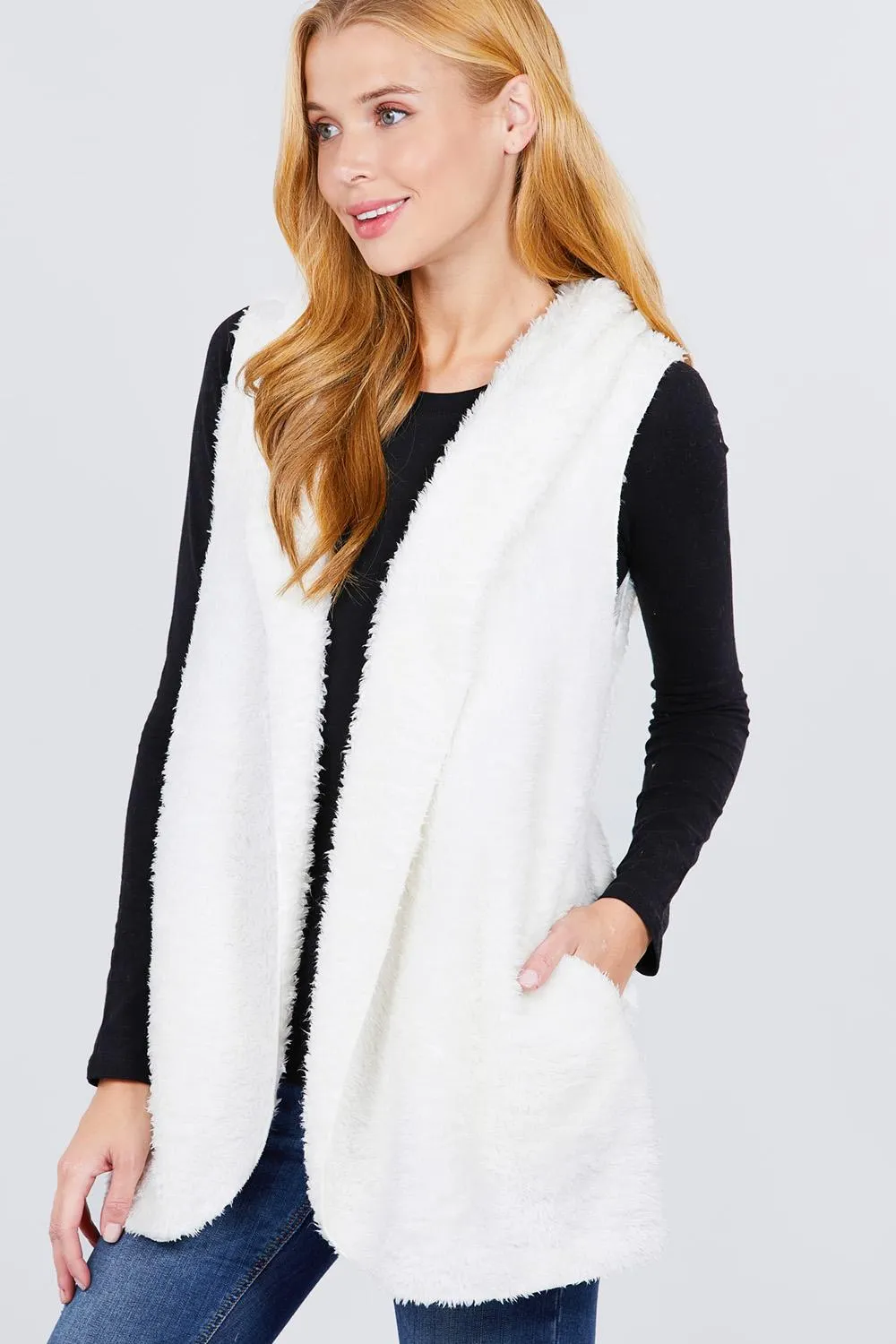 Faux Fur Fluffy Vest