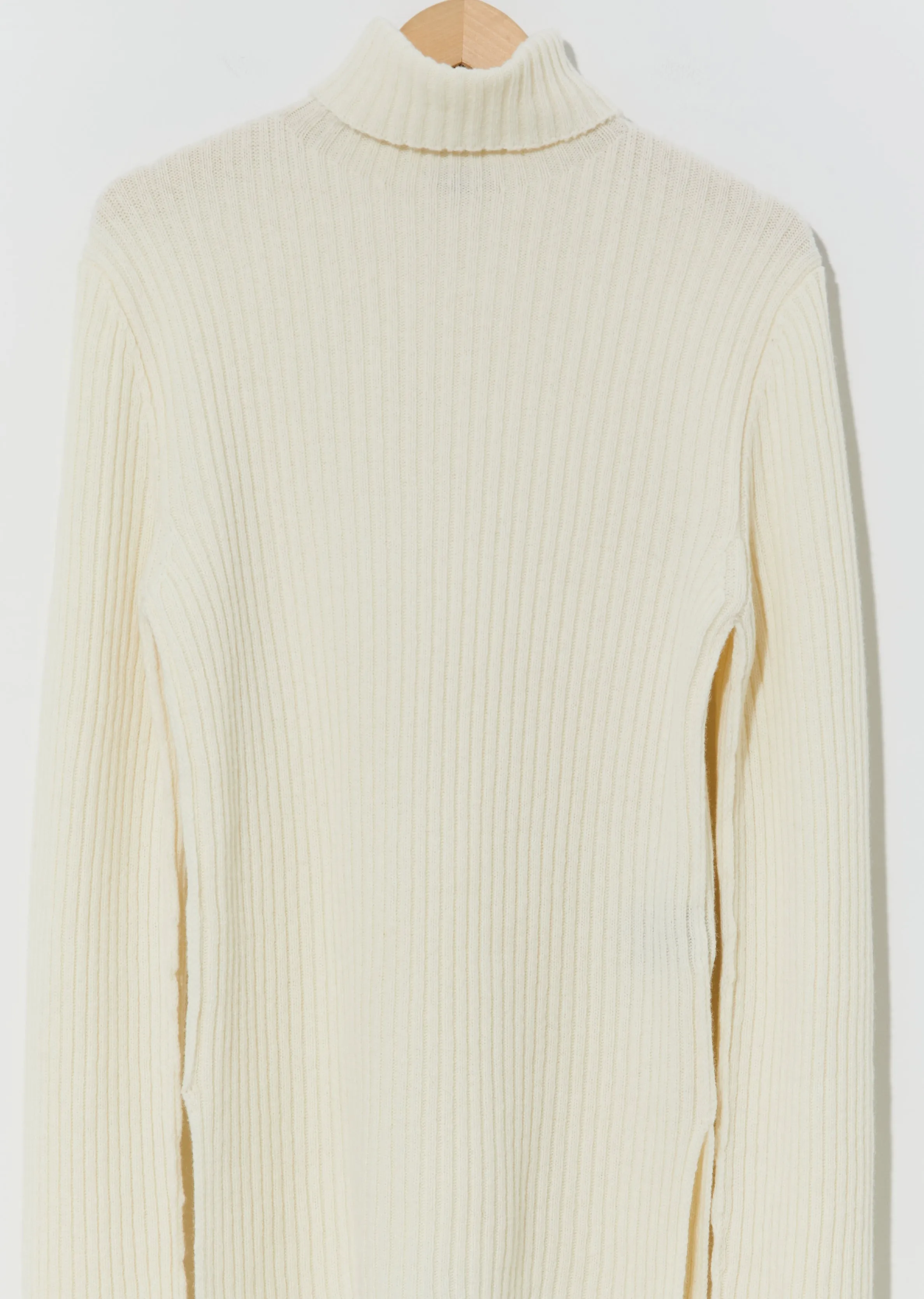 Irek Knitted Turtleneck — Ivory