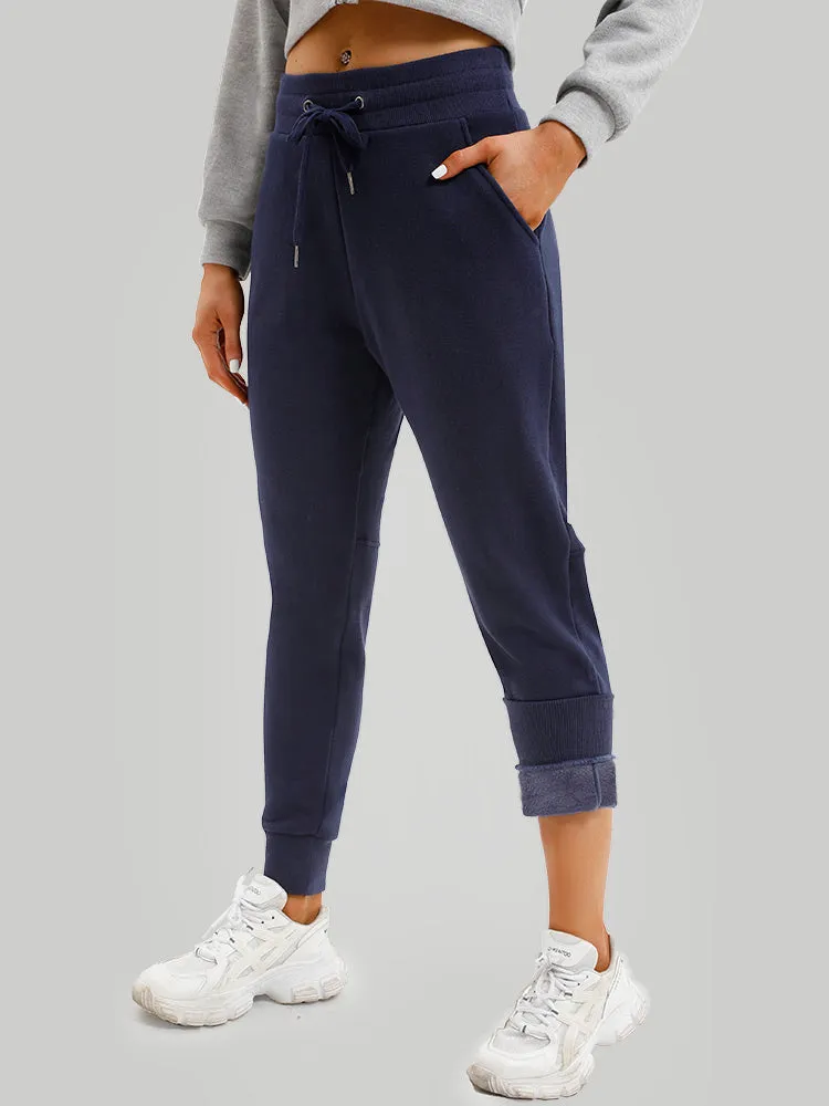 IUGA Fleece Lined Sweatpants with Pockets