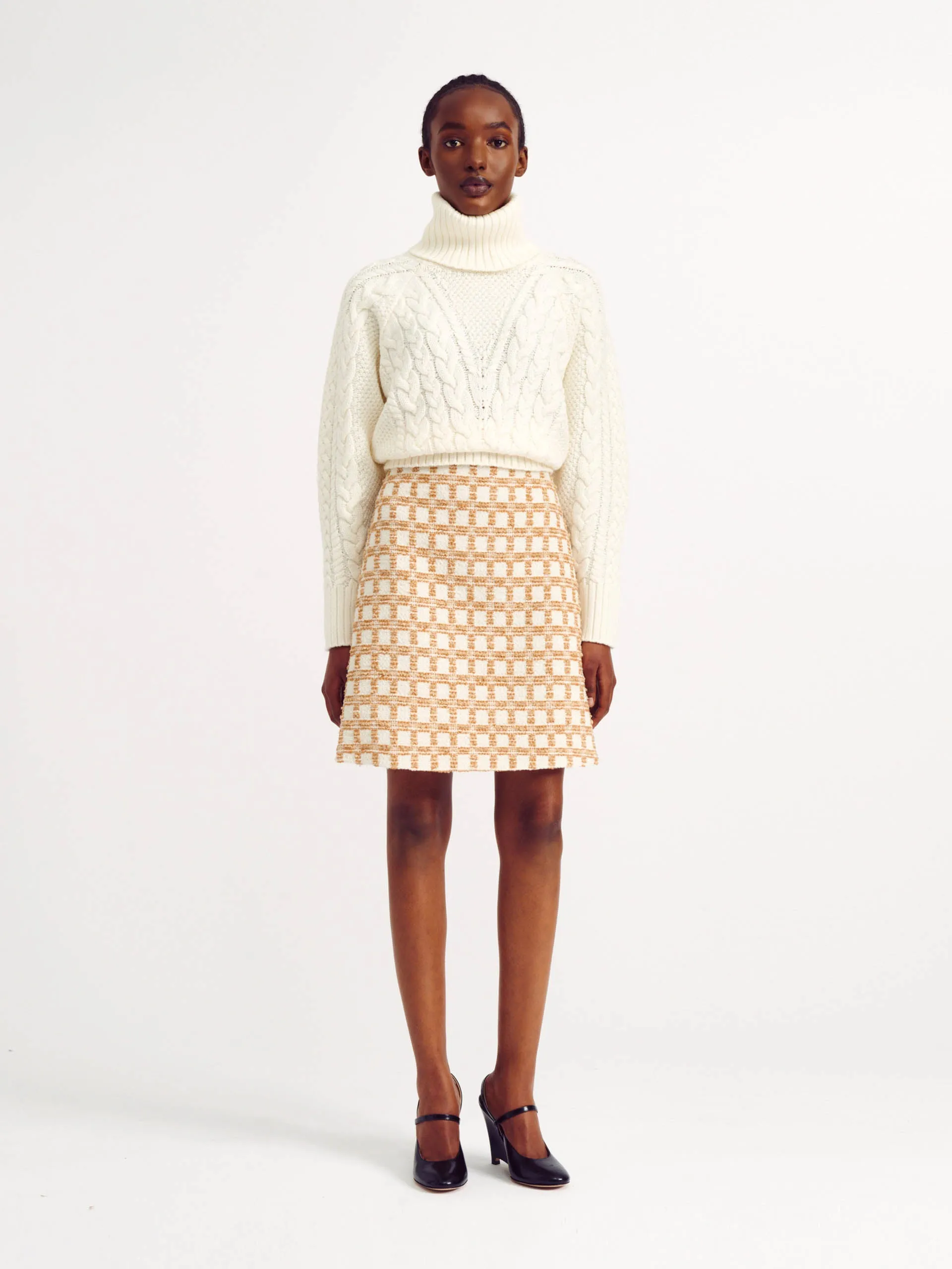 Ivory cable knit Otis sweater