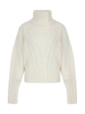 Ivory cable knit Otis sweater