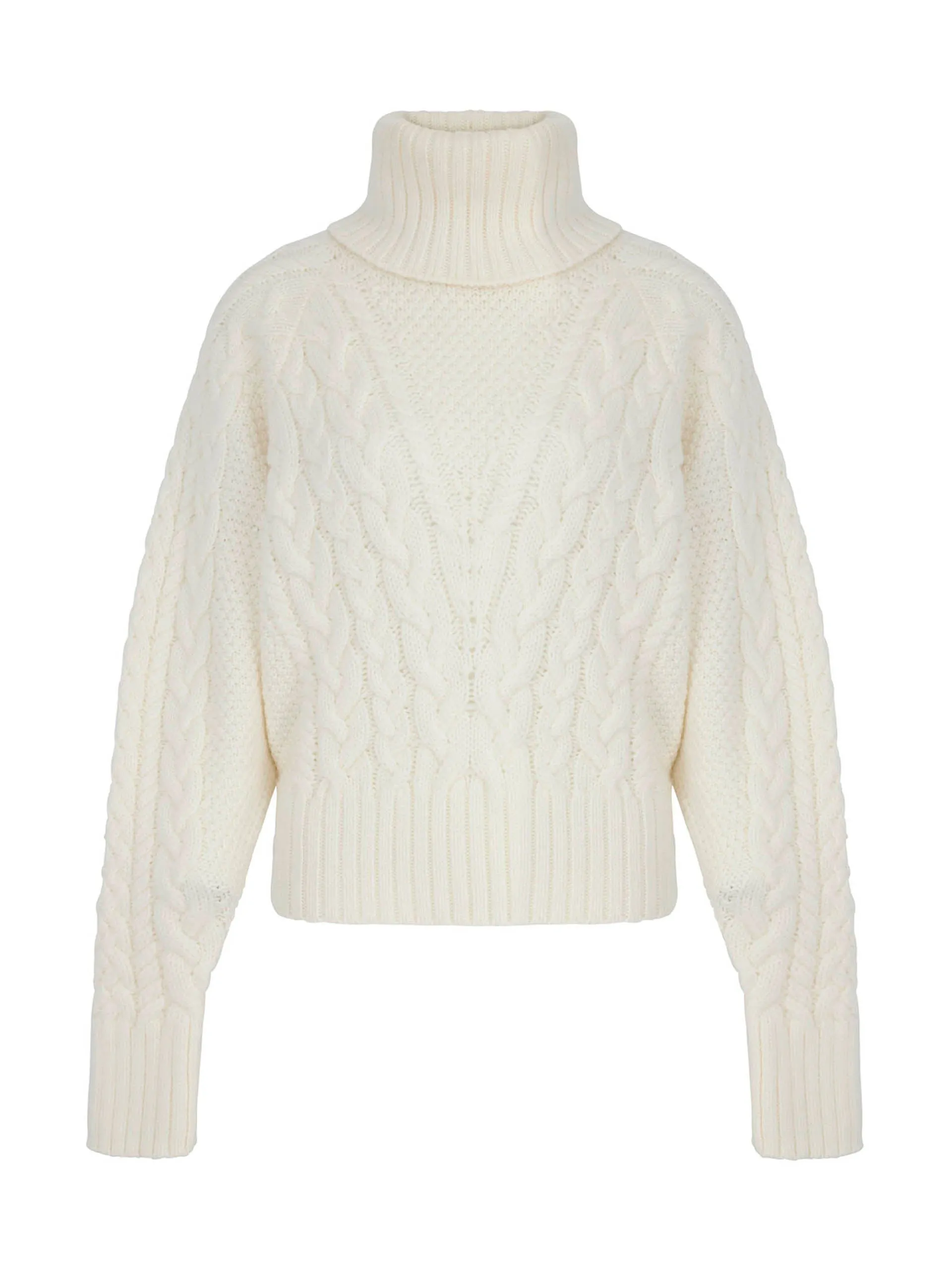 Ivory cable knit Otis sweater