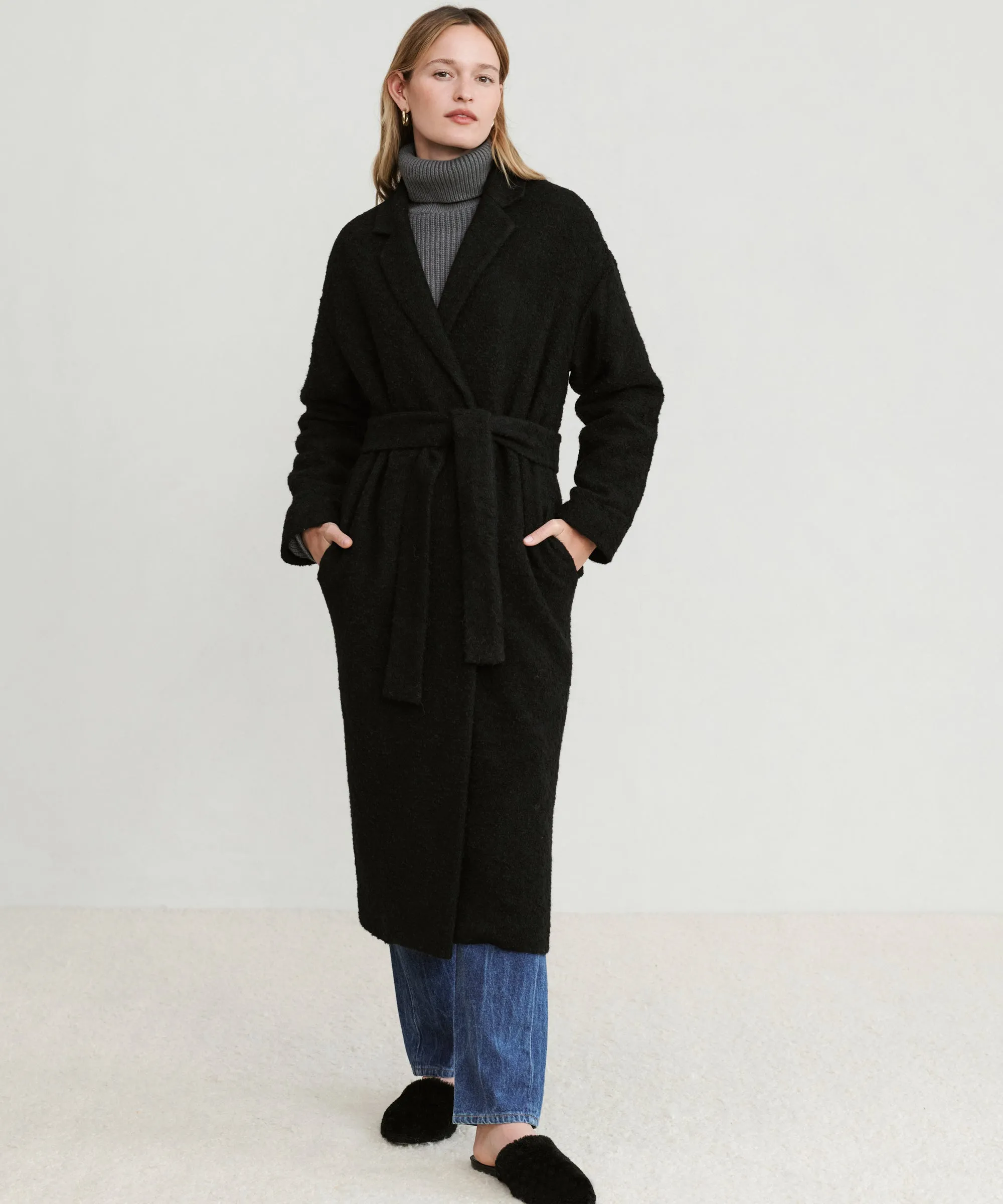 Jacquard Overcoat