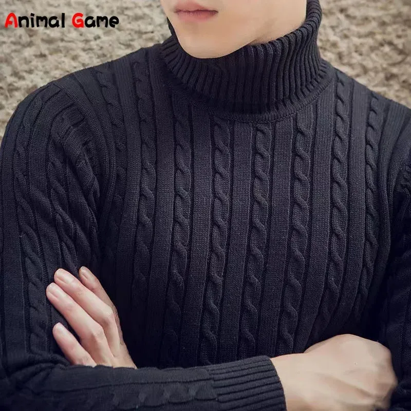 Knitted Turtleneck Pullover