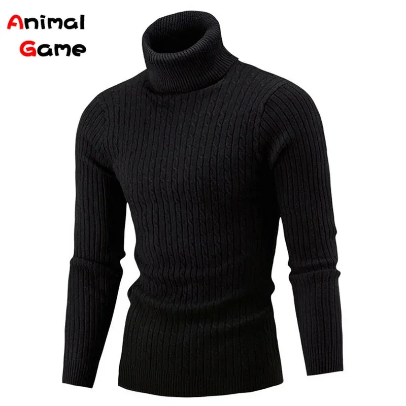 Knitted Turtleneck Pullover