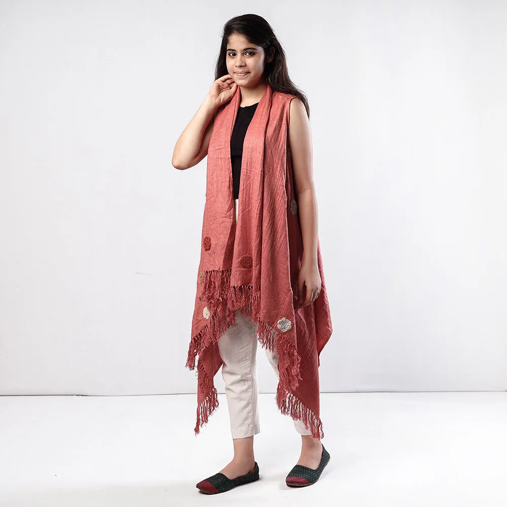 Kullu Karishma Handwoven Angora & Merino Wool Knitted Wrap