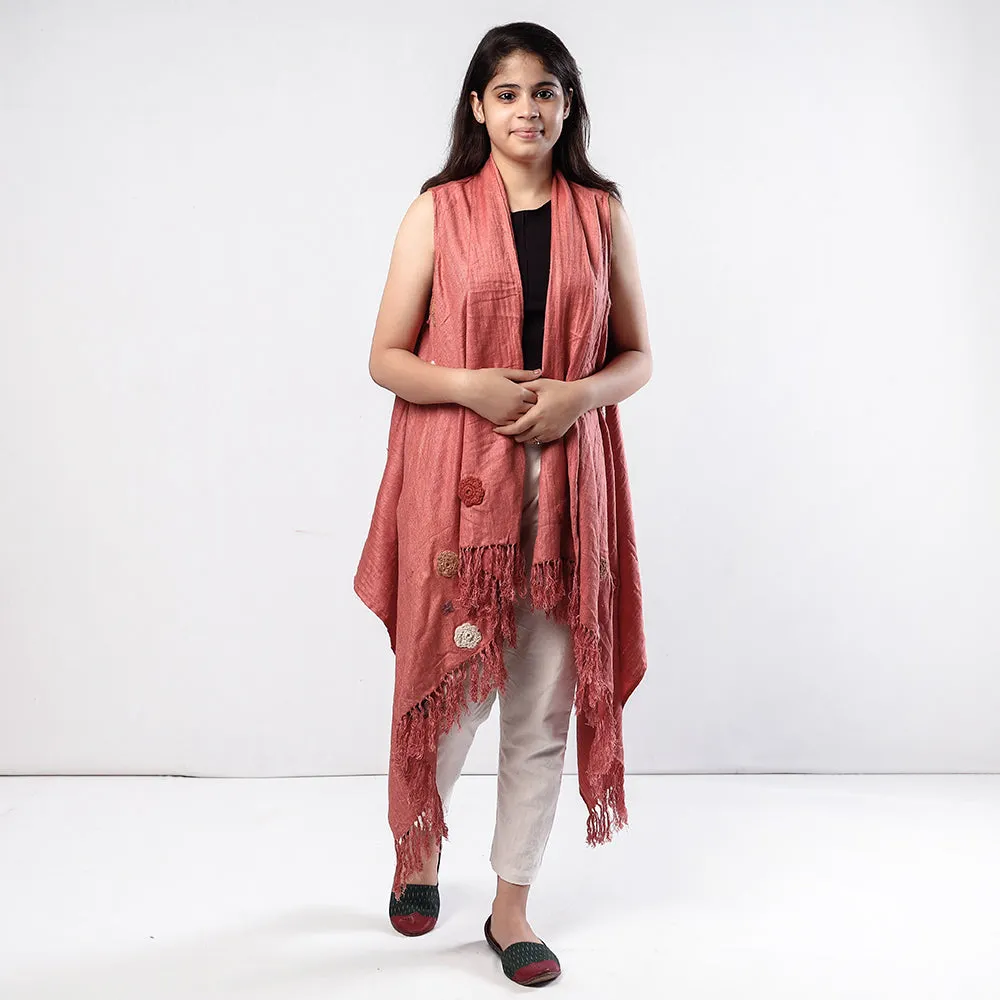 Kullu Karishma Handwoven Angora & Merino Wool Knitted Wrap