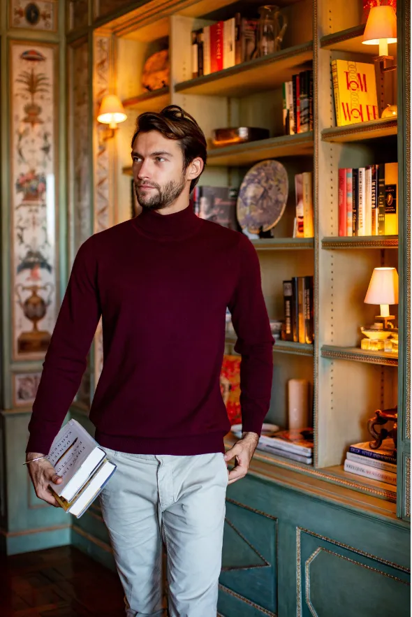 Lofty Turtleneck Merino Sweater