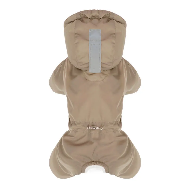 magagio fleece-lined snowsuit - beige or khaki (unisex)