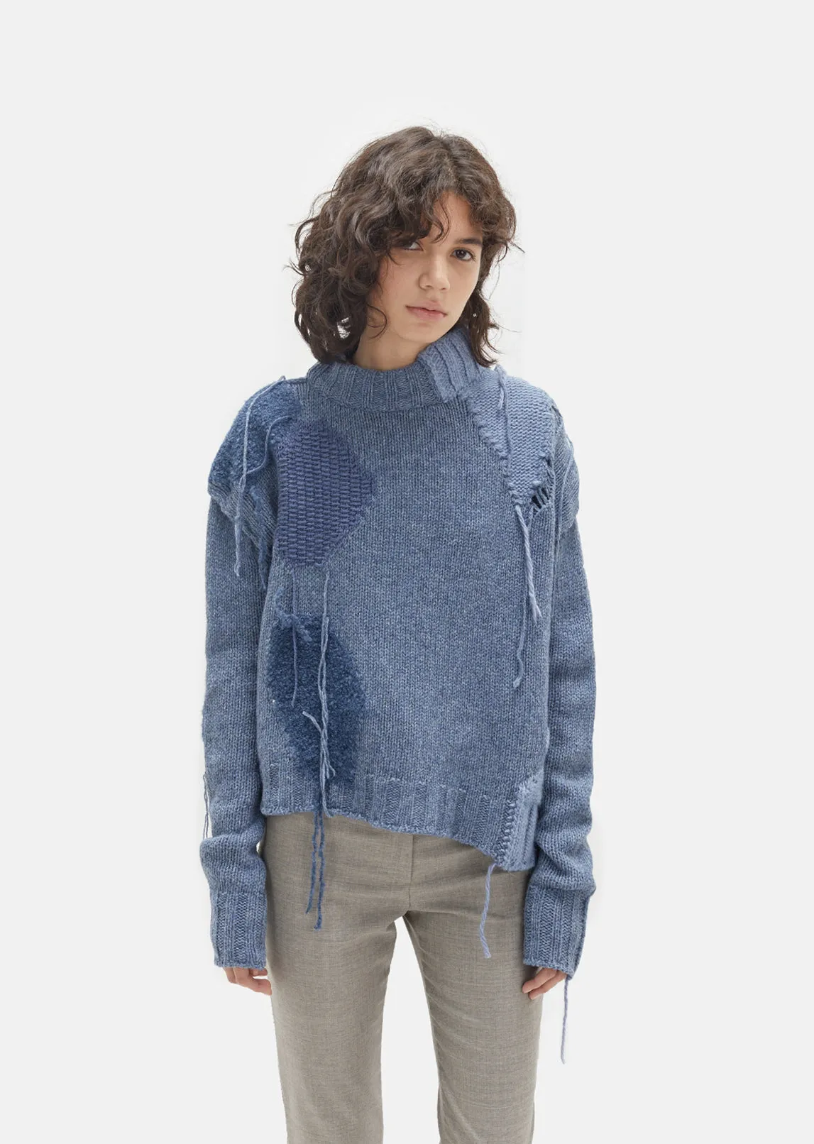 Ovira Patch Knit Turtleneck