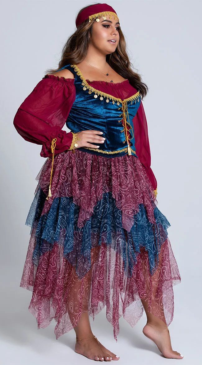 Plus Size Alluring Gypsy Costume