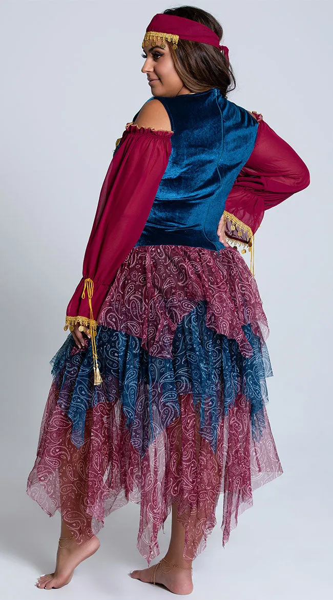 Plus Size Alluring Gypsy Costume