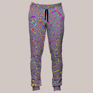 Psychedelic Joggers (UV/RGB, Eco-Friendly, Unisex, Fleece-Lined) | METAMORPHOSIS