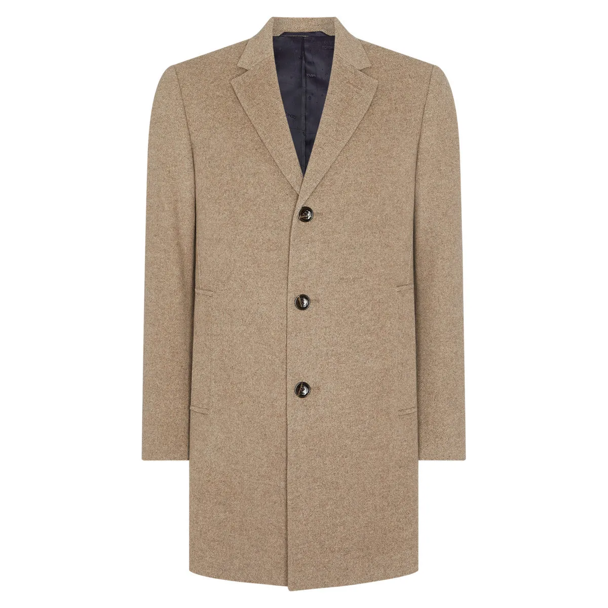 Remus Uomo Quinn Overcoat 96 Taupe