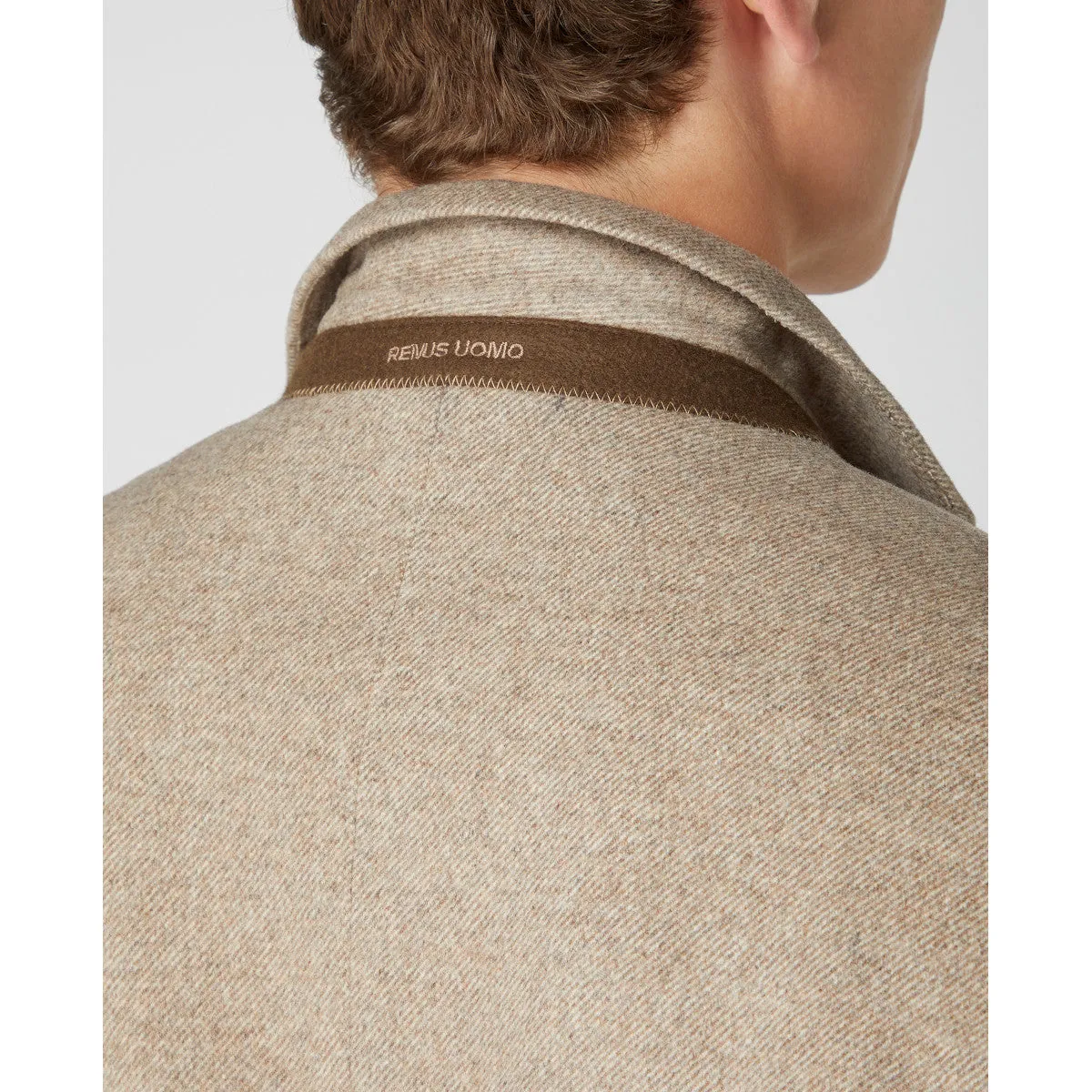 Remus Uomo Quinn Overcoat 96 Taupe