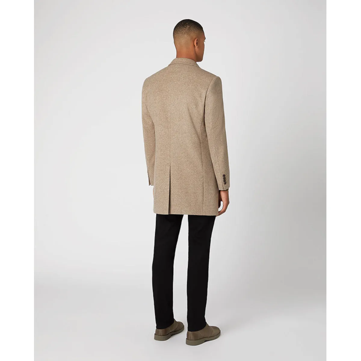 Remus Uomo Quinn Overcoat 96 Taupe