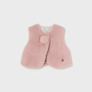 Rose Toddler Fur Vest