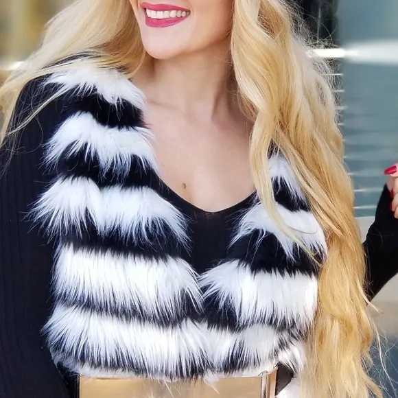 Sassy Faux Fur Vest