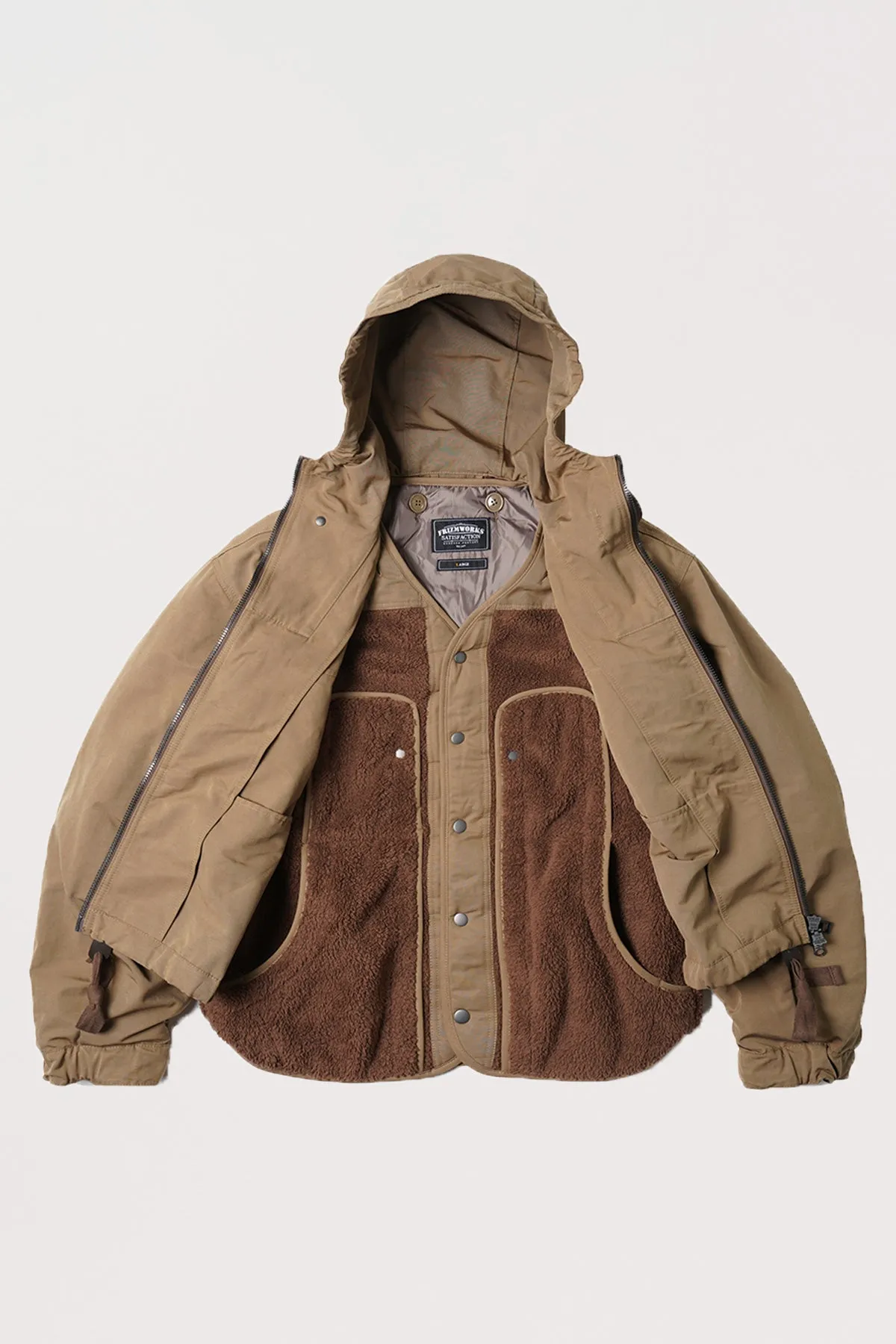 Smock Hooded Parka - Tan