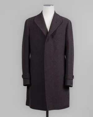 Tagliatore Wool & Cashmere Overcoat / Brown