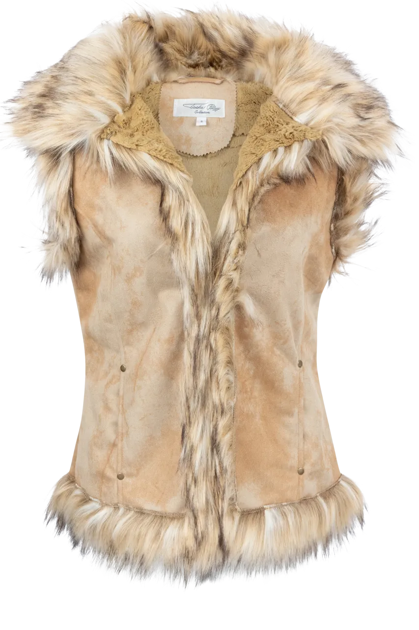 Tasha Polizzi Luxe Tan Vest