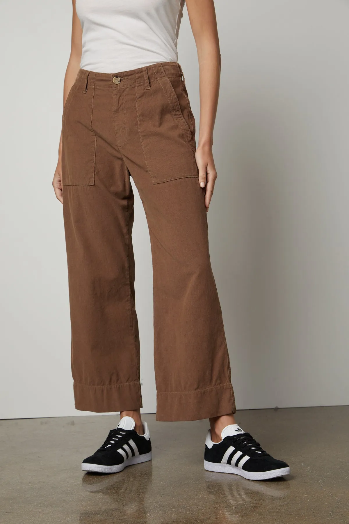 VERA CORDUROY WIDE LEG PANT