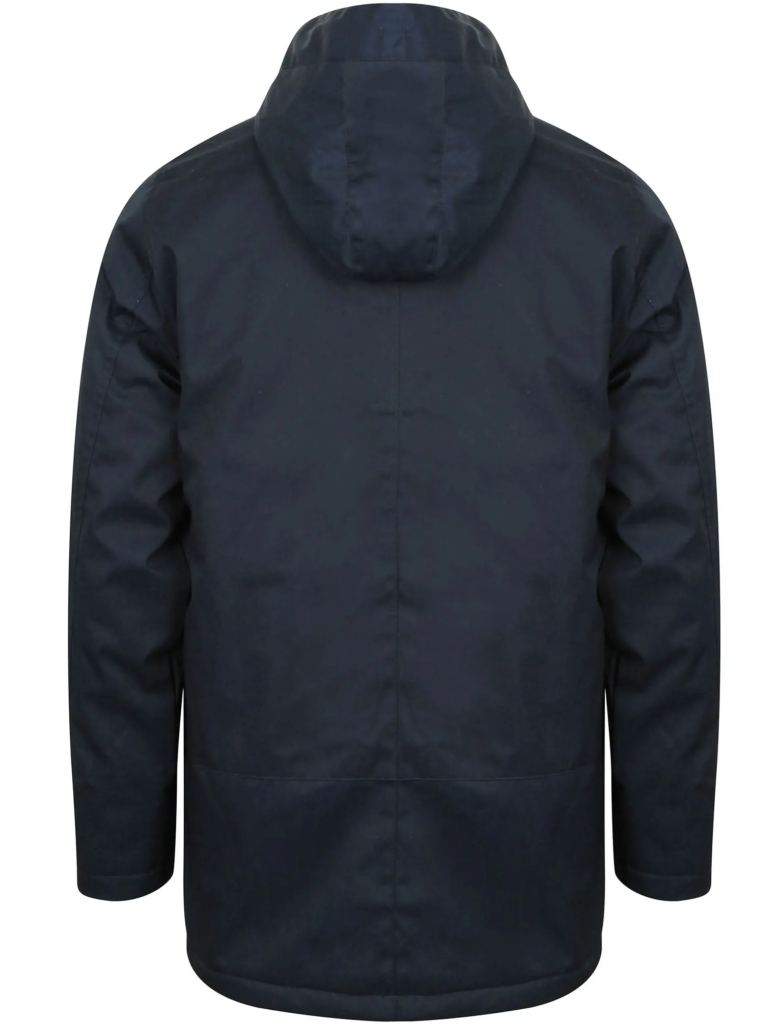 Viola Fleece Lined Hooded Parka Coat in True Navy - Tokyo Laundry