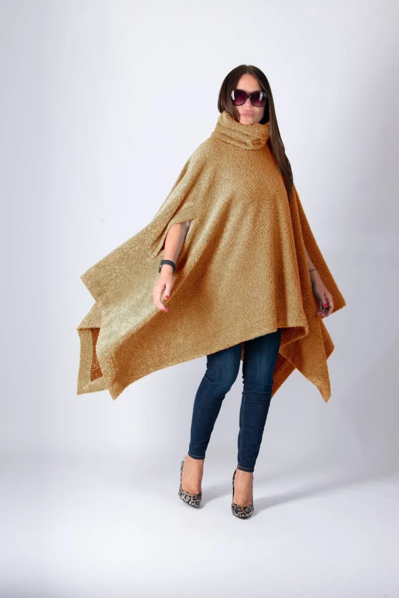 Warm Knitted Poncho EVA