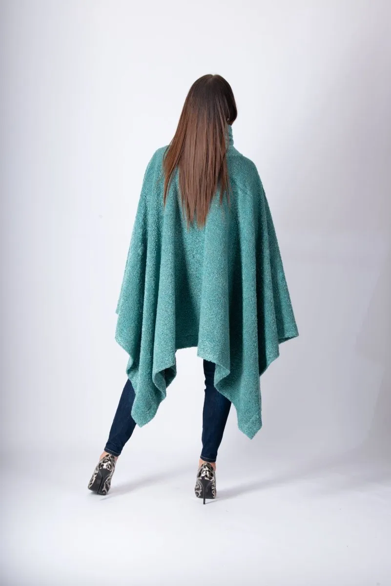 Warm Knitted Poncho EVA