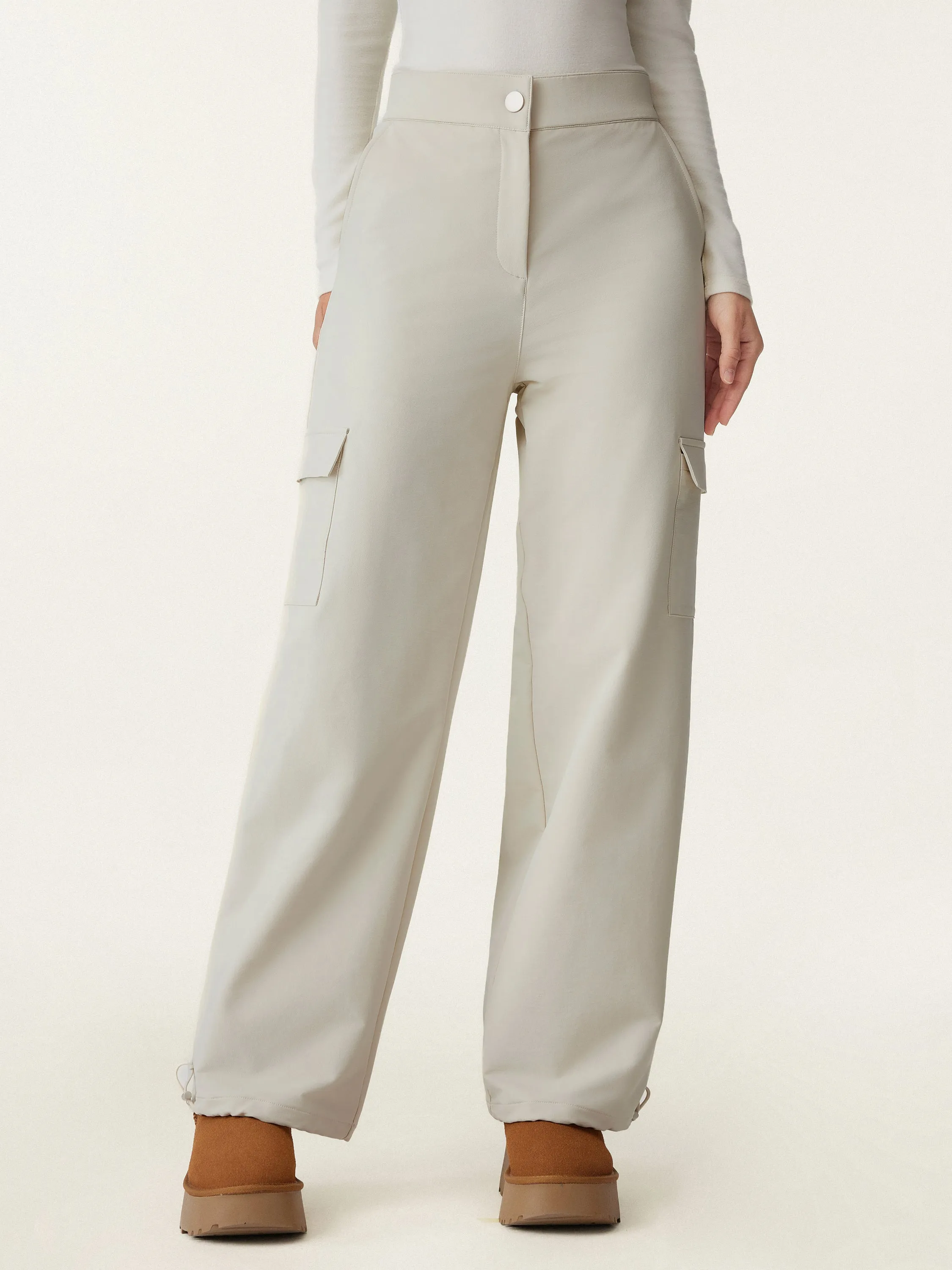 Water-Repellent Fleece Lined Cargo Pant