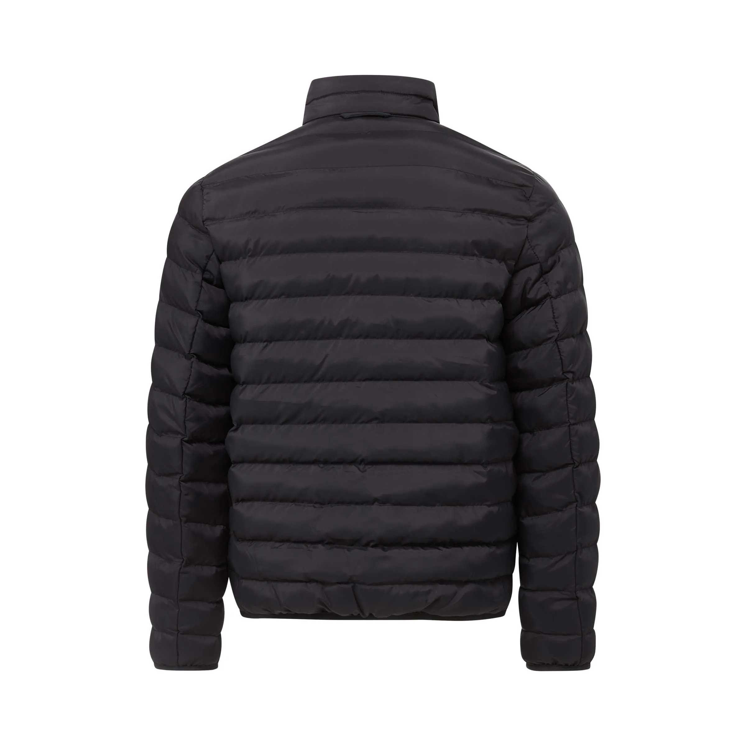 Weatherproof x MagnaReady Magnetic Front Water-Resistant Puffer Jacket in Black