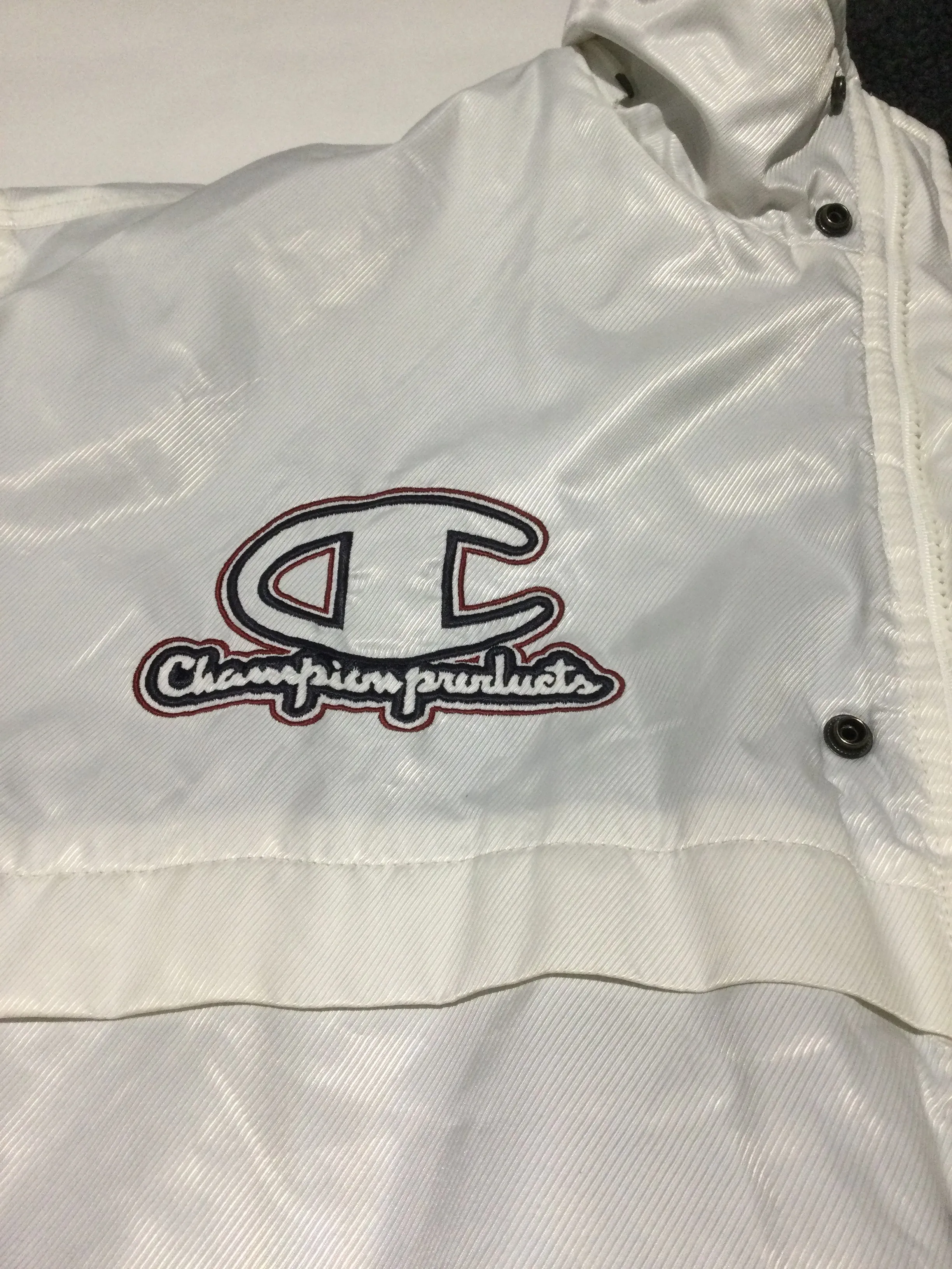 White Fleece 3/4 Parka by Champion