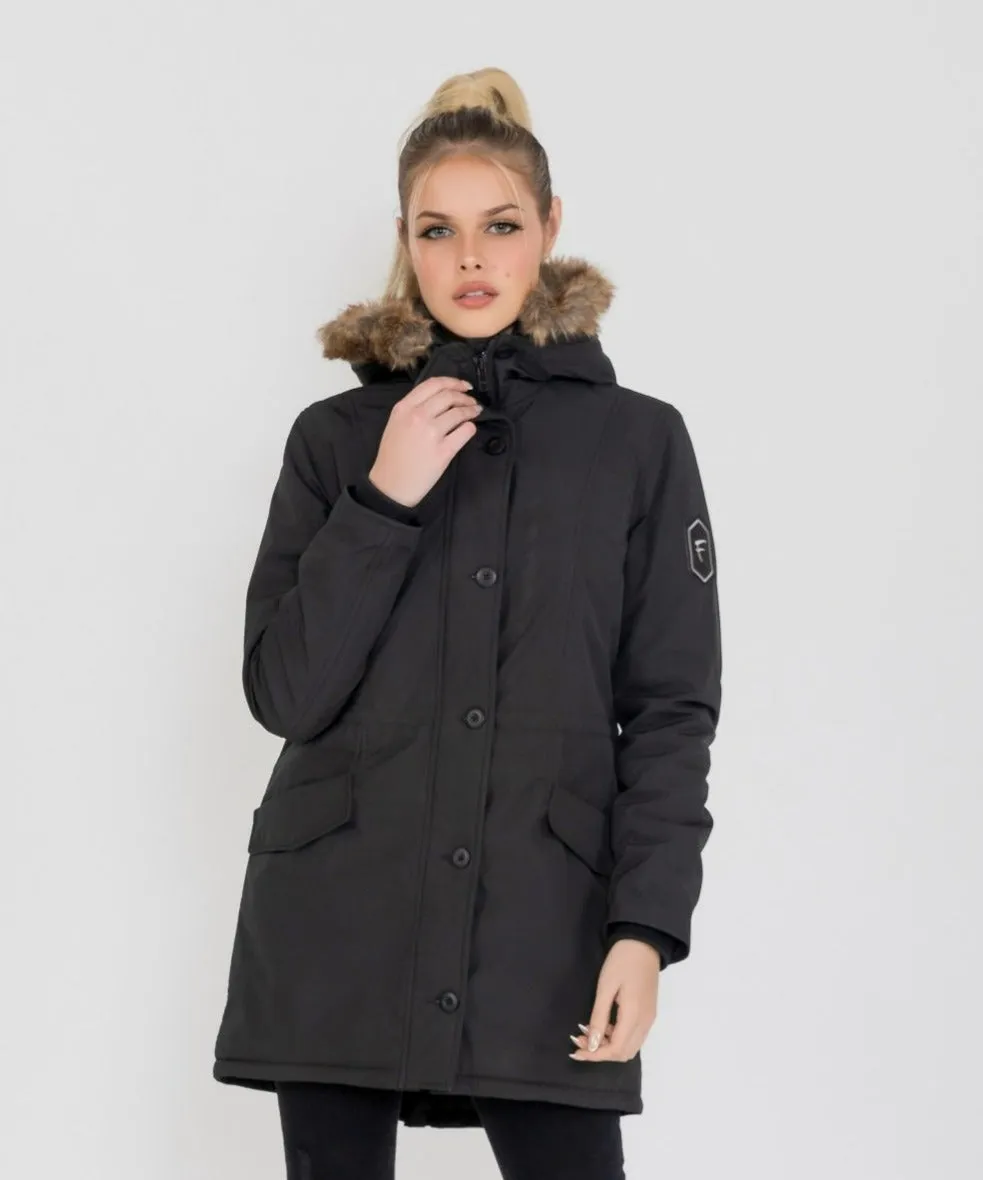 Women's Louise Ultra Lite Hooded Winter Parka Coat