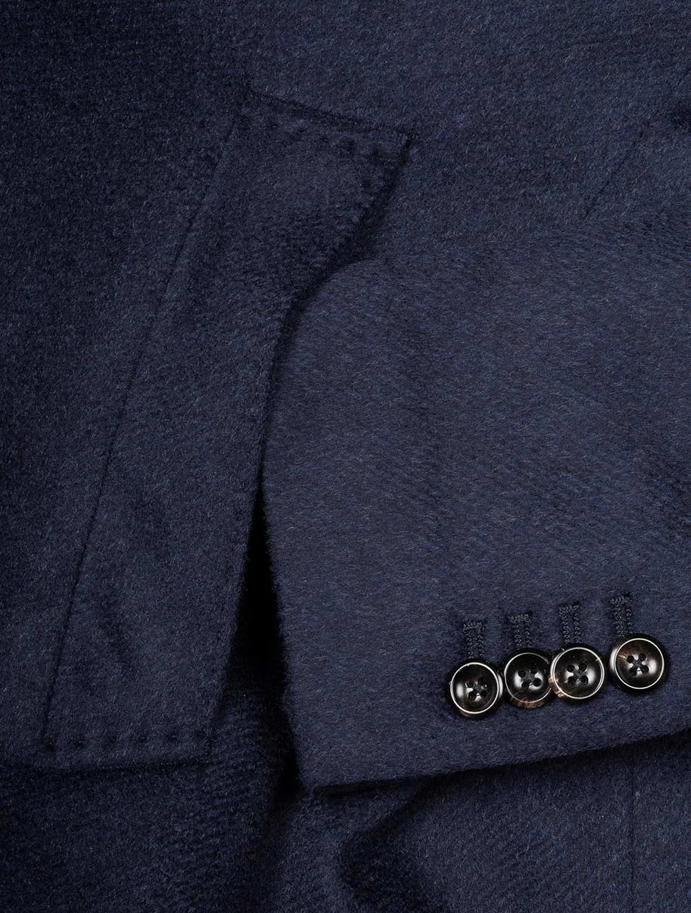 Wool Cashmere Overcoat Blue